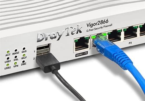 Maršrutizatorius DrayTek Vigor 2866 VDSL2 Super V. ModemRouter m. G.Greita mažmeninė prekyba