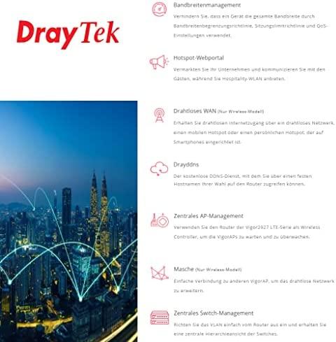 Maršrutizatorius DrayTek Vigor 2927Lac