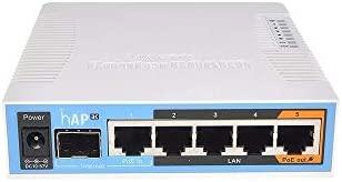 Šakotuvas Mikrotik „MicroTick“ | RB952Ui-5ac2nD | „hAP ac lite“ | 802.11ac | 867 Mbps | 10/100 Mbps | Ethernet LAN (RJ-45) jungtis, 5 vnt. | MU-MiMO: Taip | 12 min.