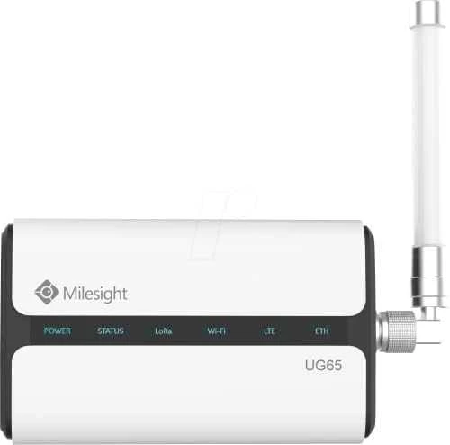 Maršrutizatorius LoRaWAN WiFi/Ethernet centrinis blokas – baltas – Milesight UG65-868M-EA