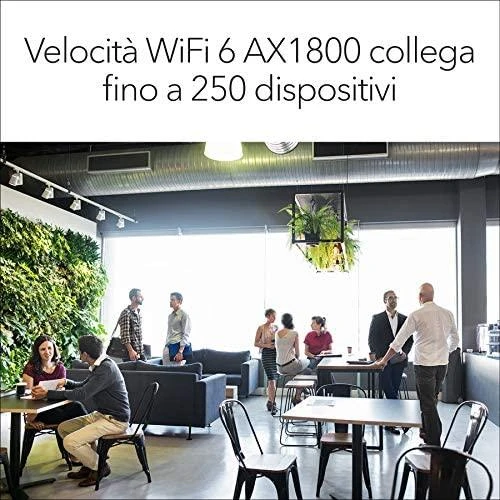 Maršrutizatorius NETGEAR AX1800 dviejų juostų prieigos taškas