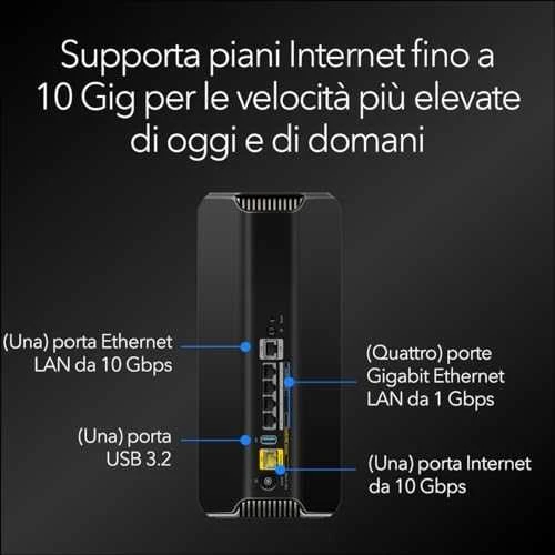 Maršrutizatorius Netgear Nighthawk WiFi 7 trijų juostų RS700S-100EUS