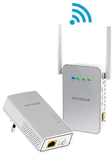 Netgear Powerline (2 vnt. komplektas) PLW1000-100PES 10/100/1000 Mbit/s, Ethernet LAN (RJ-45) jungtys 1, 802.11ac, 2.4GHz/5GHz, 1000 Mbit/s