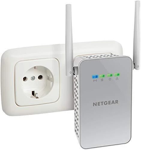 Netgear Powerline (2 vnt. komplektas) PLW1000-100PES 10/100/1000 Mbit/s, Ethernet LAN (RJ-45) jungtys 1, 802.11ac, 2.4GHz/5GHz, 1000 Mbit/s