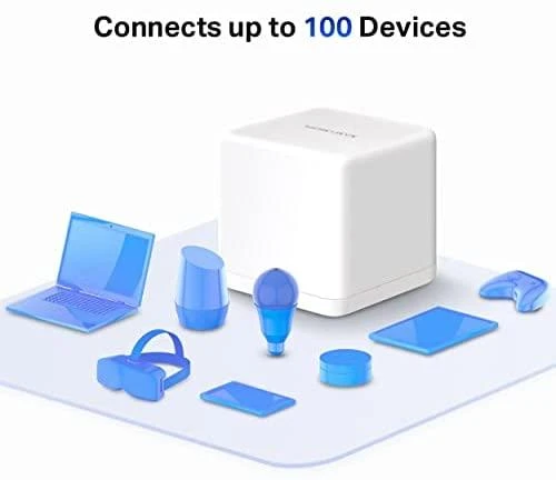 Maršrutizatorius TP-Link „Mercusys“ | AC1300 viso namo tinklinio „Wi-Fi“ sistema | „Halo H30G“ (2 vnt.) | 802.11ac | 400+867 Mbit/s | Ethernet LAN (RJ-45) jungtys 2 | Tinklo palaikymas: Taip | MU-MiMO: Taip | Ne, mobilusis plačiajuostis ryšys: