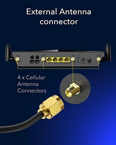 Cudy P5 belaidis maršrutizatorius Gigabit Ethernet dviejų dažnių (2,4 GHz / 5 GHz) 5G Juodas