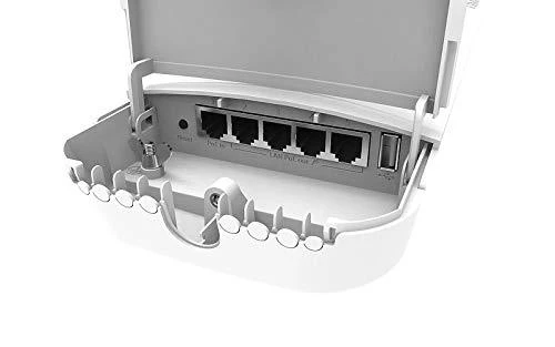 Maršrutizatorius MikroTik OmniTIK 5 PoE ac 5GHz 802.11a/n/ac lauko AP 7.5dBi 5GHz visrakčio antenos - MT RBOmniTikPG-5HacD