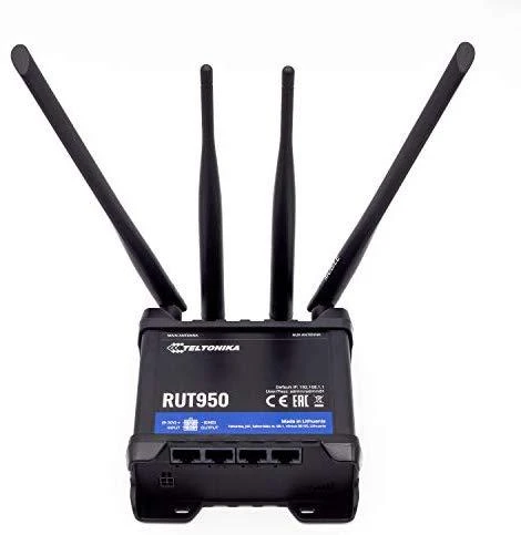 Šakotuvas Extralink Maršrutizatorius LTE Teltonika RUT950U022C0 (3G/4G/LTE SIM, xDSL (laido jungtis LAN), 2,4 GHz)