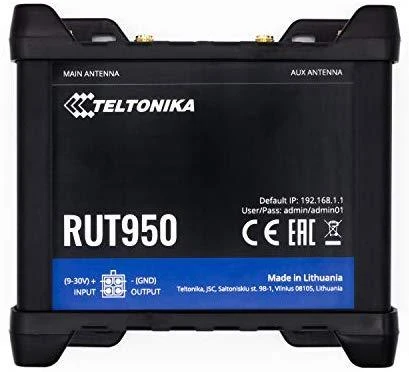 Šakotuvas Extralink Maršrutizatorius LTE Teltonika RUT950U022C0 (3G/4G/LTE SIM, xDSL (laido jungtis LAN), 2,4 GHz)