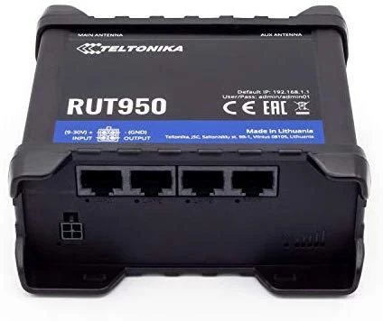 Šakotuvas Extralink Maršrutizatorius LTE Teltonika RUT950U022C0 (3G/4G/LTE SIM, xDSL (laido jungtis LAN), 2,4 GHz)