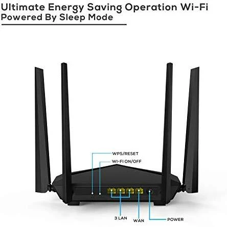 TP-Link „Mercusys“ | AC1200 belaidis dviejų dažnių maršrutizatorius | AC10 | 802.11ac | 300+867 Mbit/s | 10/100 Mbit/s | Ethernet LAN (RJ-45) jungtys 2 | Tinklo palaikymas: Ne | MU-MiMO: Taip | Ne, mobilusis plačiajuostis ryšys: Ne | Antenos tipas: 4 fiksuotos | Ne