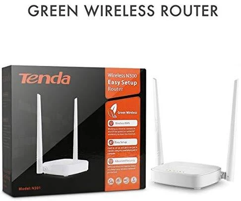 Tenda N301 belaidis maršrutizatorius Greitas Ethernet vienos juostos (2,4 GHz) Baltas