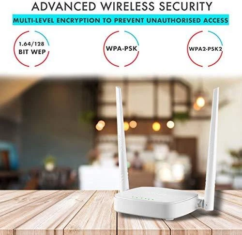 Tenda N301 belaidis maršrutizatorius Greitas Ethernet vienos juostos (2,4 GHz) Baltas