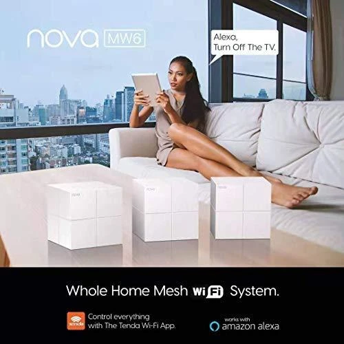 „System Mesh Tenda MW6 3pack“ (xDSL (kabelio jungtis LAN), 2,4 GHz, 5 GHz)