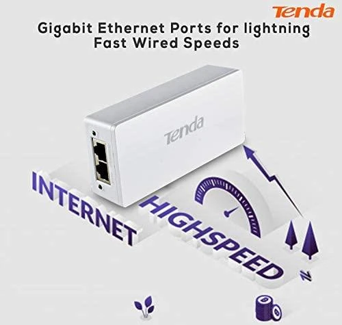 „Tenda POE30G-AT PoE“ adapteris gigabito eternetui