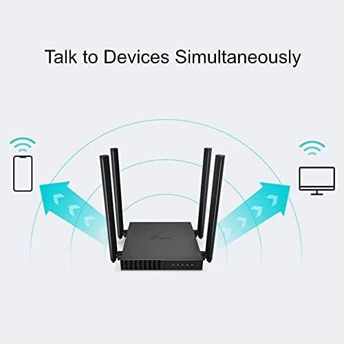 TP-LINK | Dual Band Maršrutizatorius | Lankininkas C54 | 802.11ac | 300+867 Mbit/s | 10/100 Mbit/s | Ethernet LAN (RJ-45) jungtys 4 | Tinklelio atramos Nr. | MU-MiMO Taip | Nėra mobiliojo plačiajuosčio ryšio | Antenos tipas 4xFiksuota