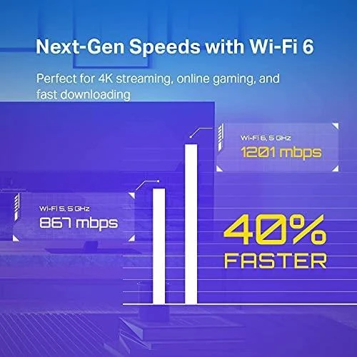 TP-LINK Archer AX20 belaidis maršrutizatorius Dviguba juosta (2,4 GHz / 5 GHz) Gigabitinis eternetas Juoda