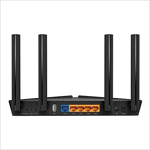 TP-LINK Archer AX20 belaidis maršrutizatorius Dviguba juosta (2,4 GHz / 5 GHz) Gigabitinis eternetas Juoda