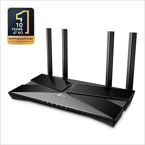 TP-LINK Archer AX20 belaidis maršrutizatorius Dviguba juosta (2,4 GHz / 5 GHz) Gigabitinis eternetas Juoda