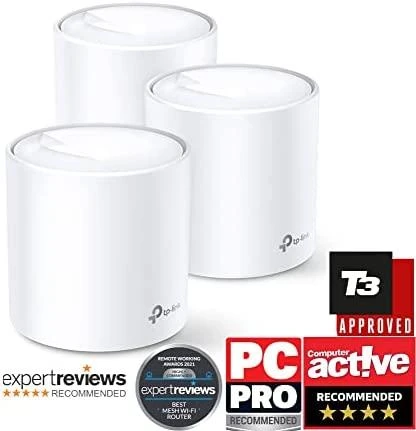 Maršrutizatorius TP-LINK Deco X20 (3-pack), Baltos spalvos
