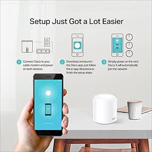 Maršrutizatorius TP-LINK Deco X20 (3-pack), Baltos spalvos