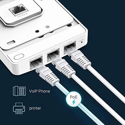 Maršrutizatorius TP-LINK | „Omada AC1200“ belaidis MU-MIMO gigabito sieninis prieigos taškas | EAP235-Wall | 802.11ac | 2.4 GHz/5 GHz | 867+300 Mbit/s | 10/100/1000 Mbit/s | Ethernet LAN (RJ-45) jungtys 4 | MU-MiMO Taip | PoE įvestis
