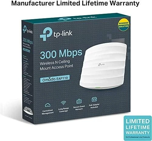 Maršrutizatorius TP-LINK 300Mbps belaidis N lubinis/sieninis prieigos taškas QCOM 300Mbps esant 2.4Ghz