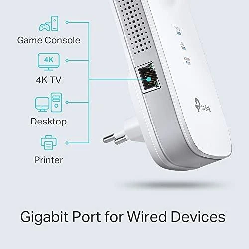 TP-LINK | AC1900 „Wi-Fi“ diapazono plėtiklis | RE550 | 802.11ac | 2GHz/5GHz | 600+1300 Mbit/s | 10/100/1000 Mbit/s | Ethernet LAN (RJ-45) jungtys: 1 | MU-MiMO: Ne | ne PoE | Antenos tipas: 3 išorinės