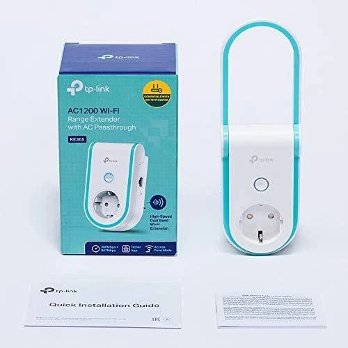TP-LINK | Ilgintuvas | RE365 | 802.11ac | 2.4GHz/5GHz | 300+867 Mbit/s | 10/100 Mbit/s | Ethernet LAN (RJ-45) jungtys: 1 | MU-MiMO: Ne | ne PoE | Antenos tipas: 2 išorinės