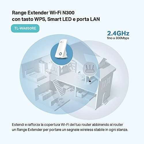 WRL RANGE EXTENDER 300MBPS/TL-WA850RE TP-LINK