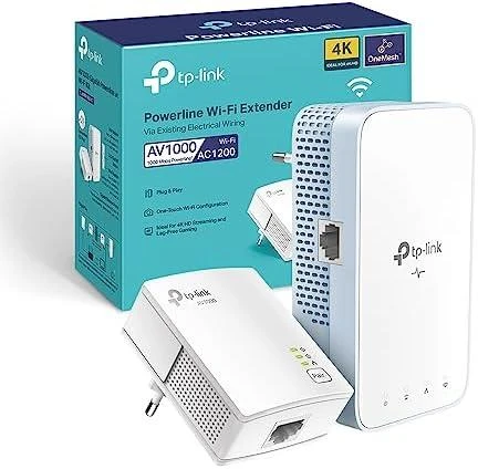 Maršrutizatorius TP-Link TL-WPA1000 KIT powerline AV1000 rinkinys su N300 WiFi ir Ethernet
