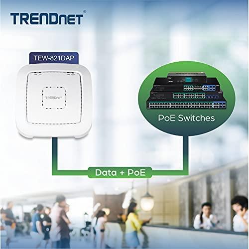 Maršrutizatorius TRENDnet TEW-821DAP v1.0R – 1000 Mbit/s – 867 Mbit/s – 10 100 1000 Mbit/s – 2 412 – 2 472 – IEEE 802.11a, IEEE 802.11ac, IEEE 802.11ac, IEEE 80 802.11ac,IE10.1018 1n, IEEE 802.1Q, IEEE 802.3, IEEE... – DSSS