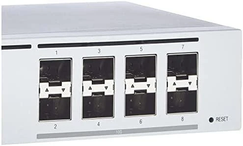 UBIQUITI USW-Aggregation UniFi valdomas jungiklis 8x SFP+ 160 Gbps perjungimo talpa Layer2 be ventiliatoriaus