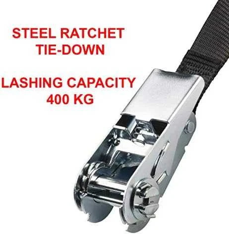 Master Lock Masterlock Tvirtinimo diržas su terkšle, 5m, juodas