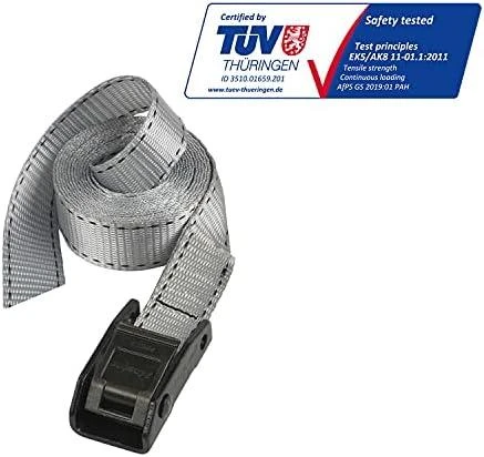 Master Lock Masterlock Tvirtinimo diržas su sustiprinta sagtimi, 5m, pilka