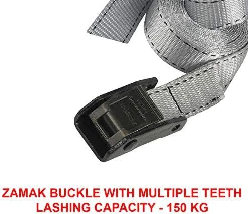 Master Lock Masterlock Tvirtinimo diržas su sustiprinta sagtimi, 5m, pilka