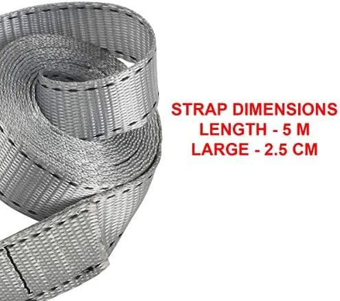Master Lock Masterlock Tvirtinimo diržas su sustiprinta sagtimi, 5m, pilka