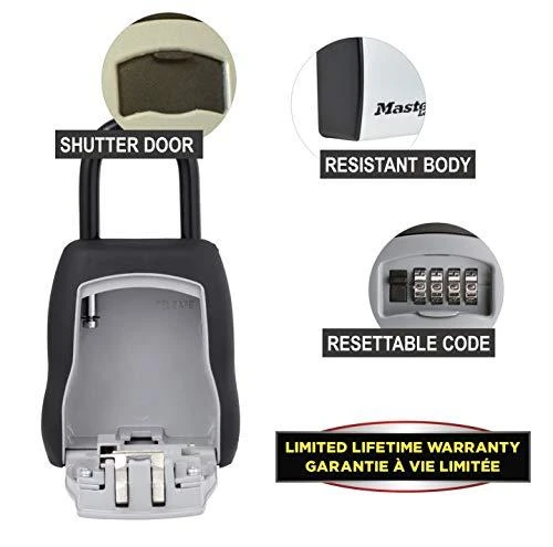 Master Lock MasterLock raktų dėžutė su kombinuota spyna ir pančiais (5400EURD)