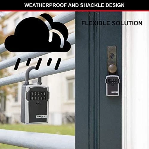 Master Lock Pagrindinis užrakto raktas, saugus „Bluetooth“ su pakabu 5440EURD