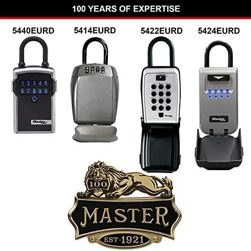 Master Lock Pagrindinis užrakto raktas, saugus „Bluetooth“ su pakabu 5440EURD
