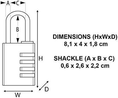 Master Lock Spynelė MasterLock 604EURD; 40 mm