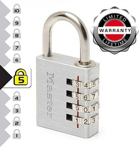 Master Lock Combination Lock 40mm aliuminio korpusas 7640EURD