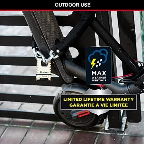 „Master Lock Excell“ pakabinama spyna su apvadu M1177EURDCC