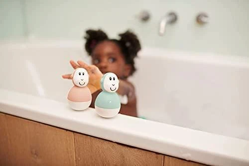 MATCHSTICK MONKEY vonios žaislai BATHTIME, 2 vnt., mėtinis ir rožinis, 12 mėn+, MM-B-WB-004