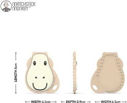 MATCHSTICK MONKEY kramtukas FLAT FACE, kreminis, 3 mėn+, MM-FGT-001