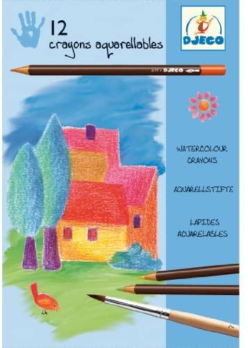 Djeco Akvareliniai pieštukai (12 vnt.) ( DJ08824 )