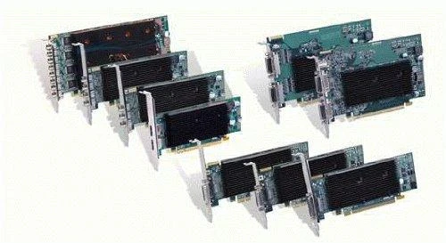 Vaizdo plokštė Grafikos plokštė Matrox M9140 LP QUAD 512MB DDR2 - PCI16X-EX QUAD-DVI OGL2.0 PASSIV