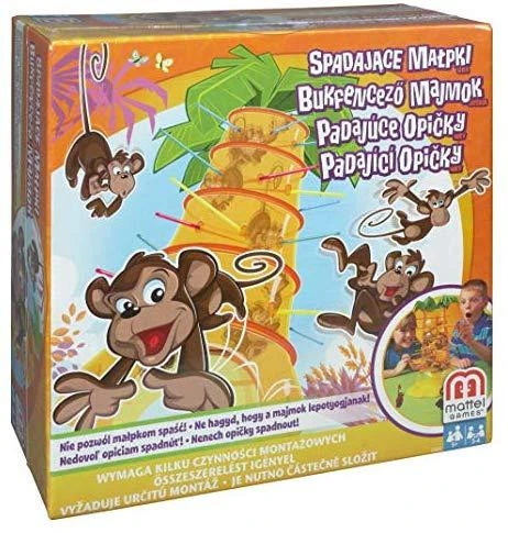 Mattel stalo žaidimas Beždžionėlės akrobatės Tumblin' Monkeys 52563