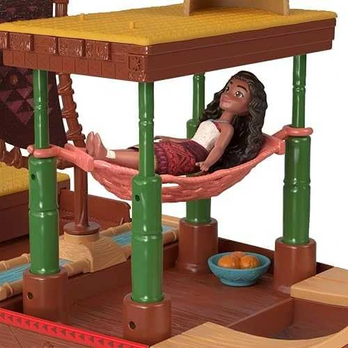 Žaislas - Mattel Disney Vaiana 2 Kanoja Žaislų Rinkinys su Mini Lėle ir Priedais