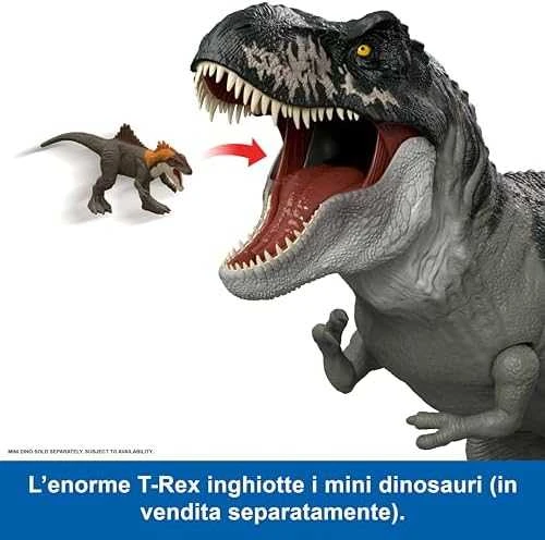 Mattel JURASSIC WORLD milžiniška figūrėlė – Super Colossal T. rex (JGB52)